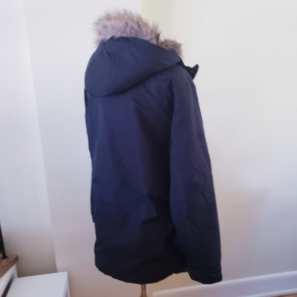 🏷Old Navy Men's Long Parka with Faux Fur - L - Picture 13 of 16